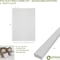 Ekena Millwork 94H x 1T Adjustable PVC Slat Wall Panel Kit w/ 2W Slats, Unfinished contains 22 Slats SWP66X94X1000UN - alternate 3